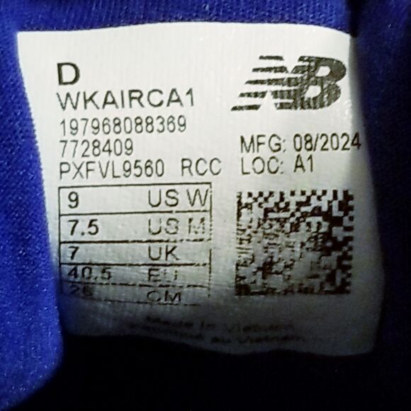 New Balance Fresh Foam X Kaiha Road Women's Size 9 Blue Pink Sneakers WKAIRCA1 - Picture 6 of 6